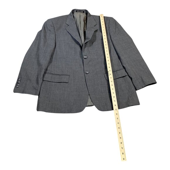 Stafford Jacket Mens 40 Short Gray Wool Lined Sport Classic Professor Office - Picture 5 of 16